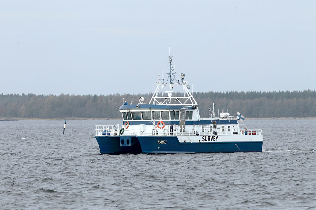 Arctian merenpohjan tutkimukseen käytettävä Kaiku-alus.